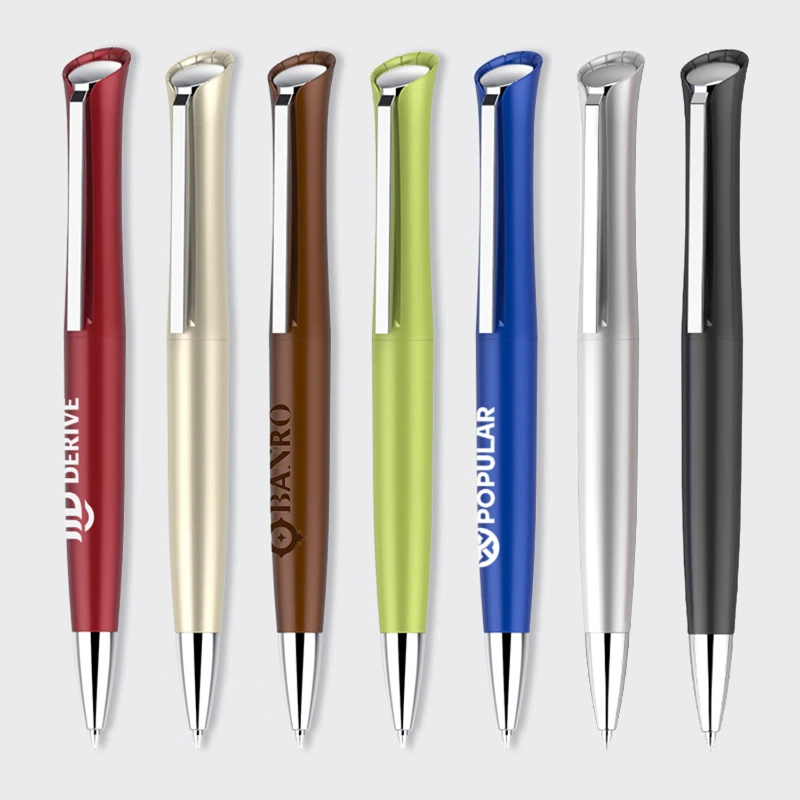 sleek twist action business ballpoint pen