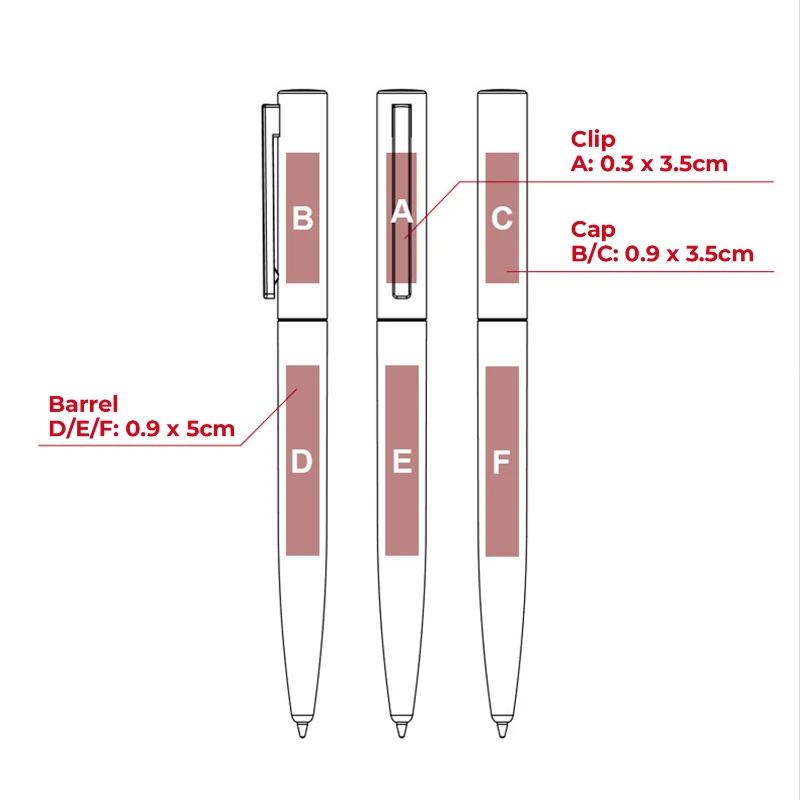 minimalist twist action ballpoint pen