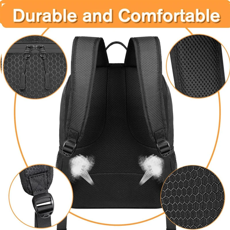 lightweight multi compartment soccer backpack