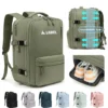 expandable travel laptop backpack with shoe compartment