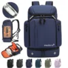 sleek large capacity travel backpack with shoe compartment