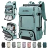 sleek multi function oxford travel laptop backpack