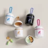 dual compartment travel pill organizer
