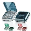 modern sealed 7 day pill organizer case
