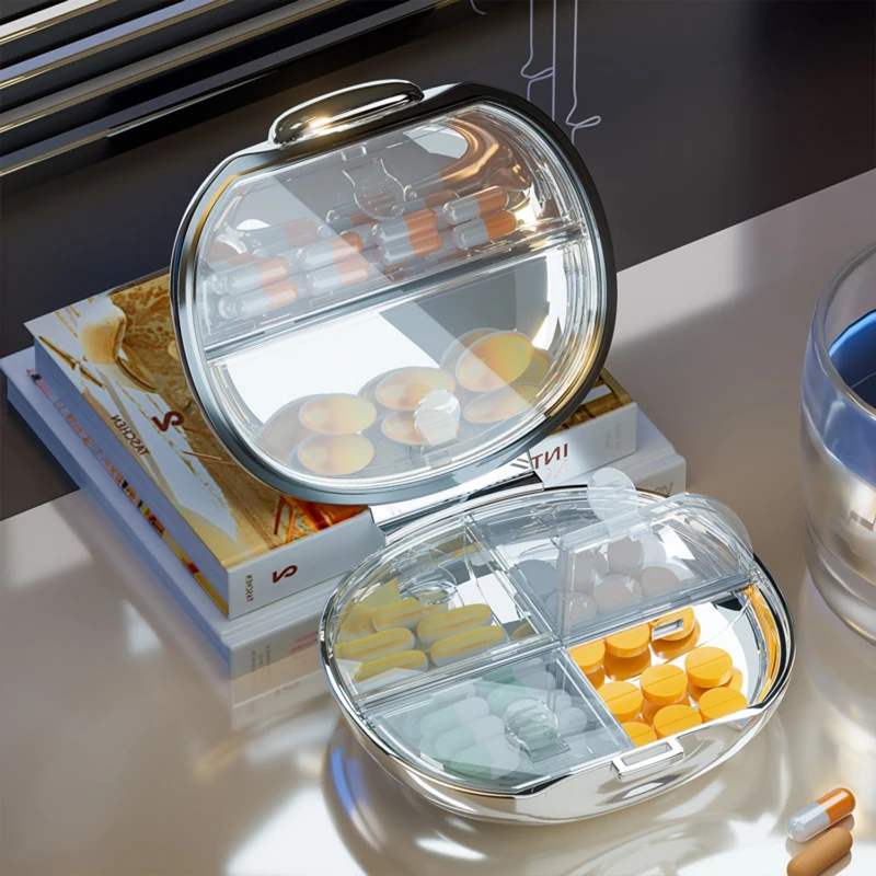 portable weekly pill organizer