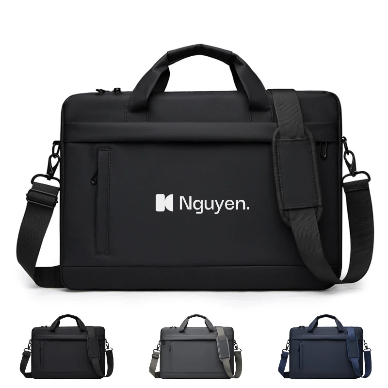 water resistant oxford laptop shoulder bag