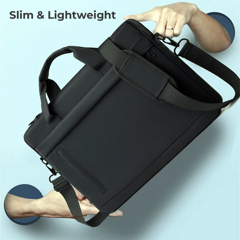 water resistant oxford laptop shoulder bag