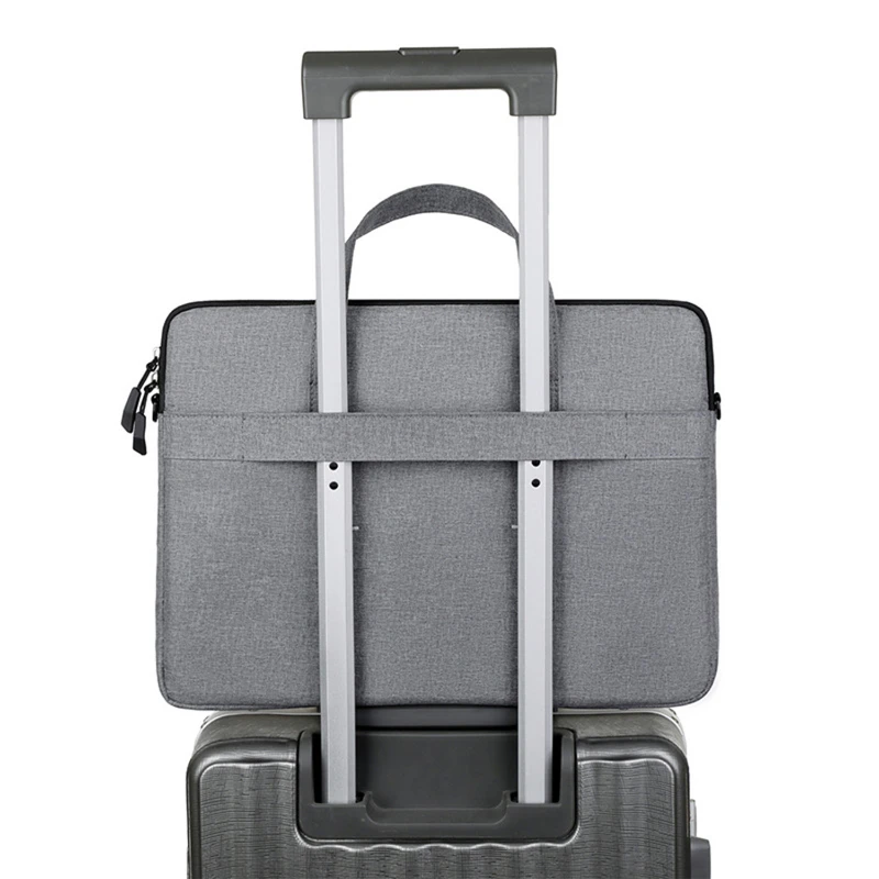 slim oxford laptop briefcase