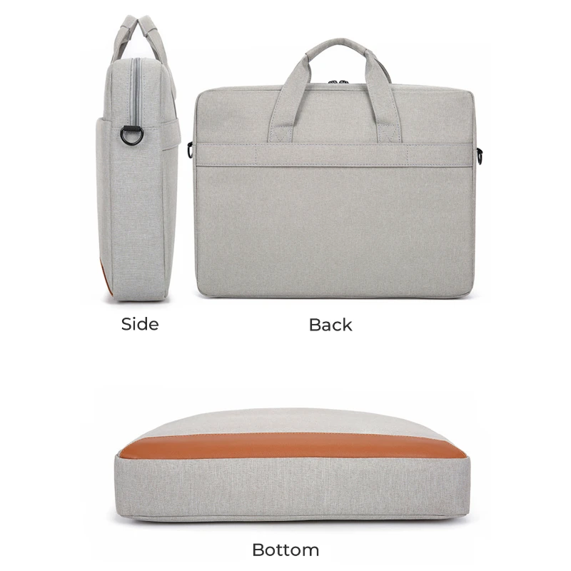 15.6" multi compartment laptop shoulder bag
