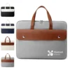 15.6" vegan leather laptop briefcase