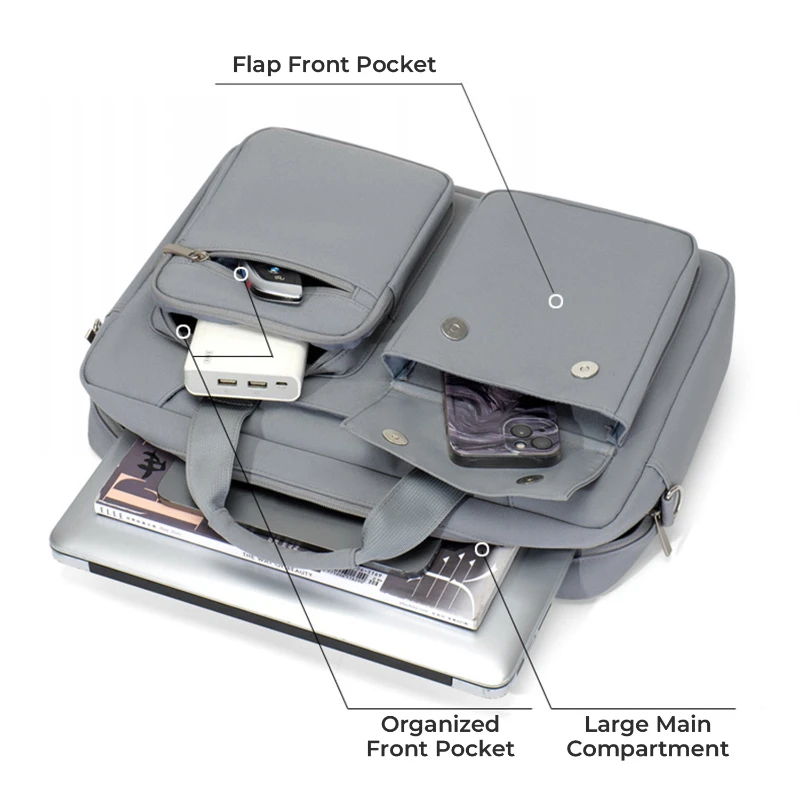 protective oxford laptop bag briefcase