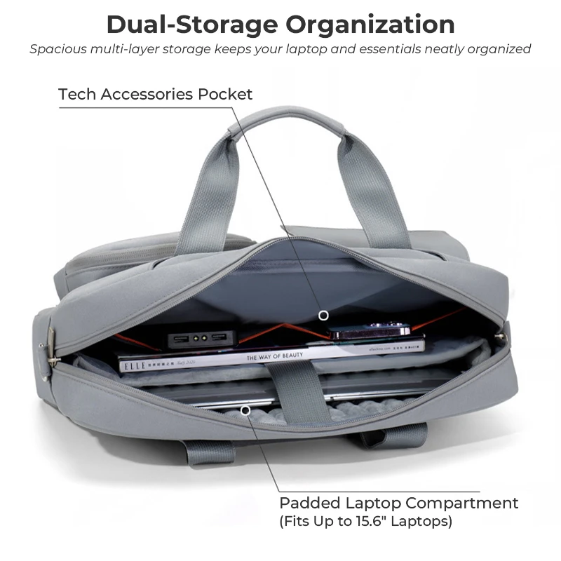 protective oxford laptop bag briefcase