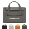 vegan leather accordion laptop briefcase