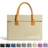 slim oxford laptop sleeve tote