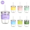 12 oz tritan straw tumbler with silicone sleeve