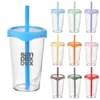 17 oz reusable tritan straw tumbler