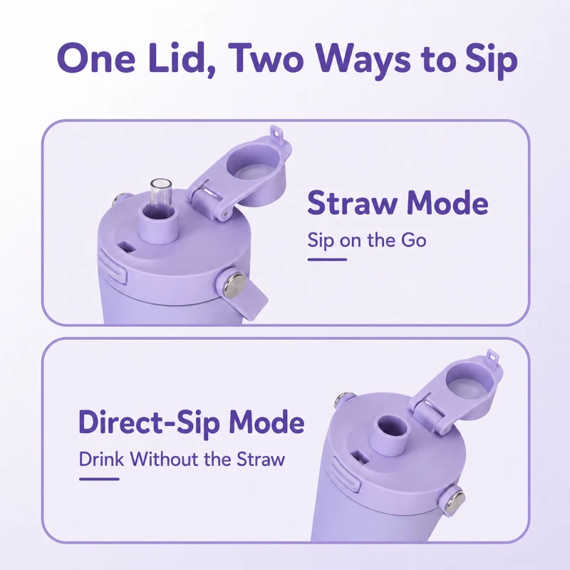 28 oz ceramic lined vacuum tumbler with push button flip lid