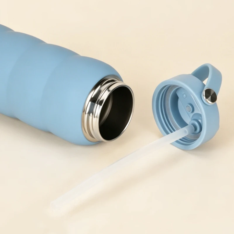 21 oz vacuum tumbler with handle & pop up straw lid