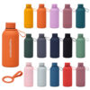 12 oz stainless steel vacuum bottle with carry loop